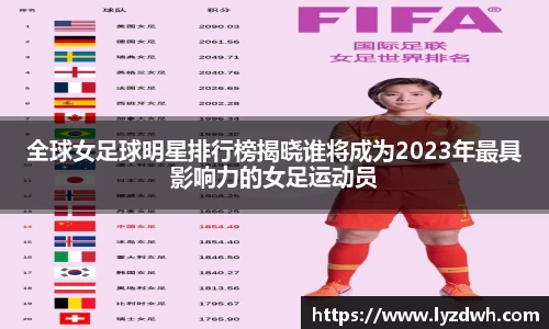 全球女足球明星排行榜揭晓谁将成为2023年最具影响力的女足运动员